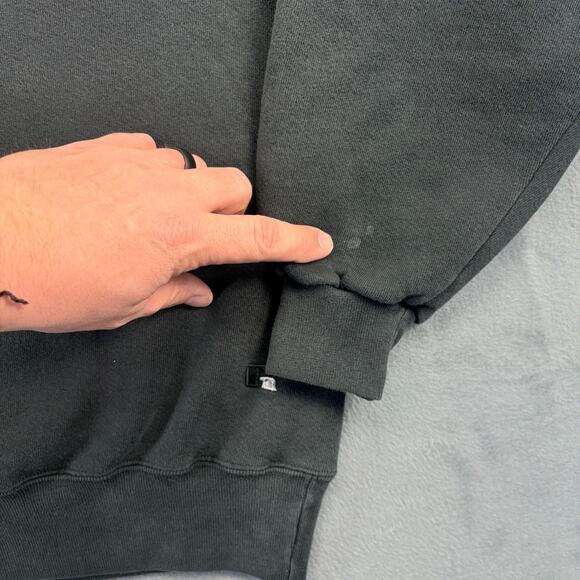 Vintage Russell Sweatshirt Women's Large Black Newport Rhode Island Turtleneck - Picture 6 of 10